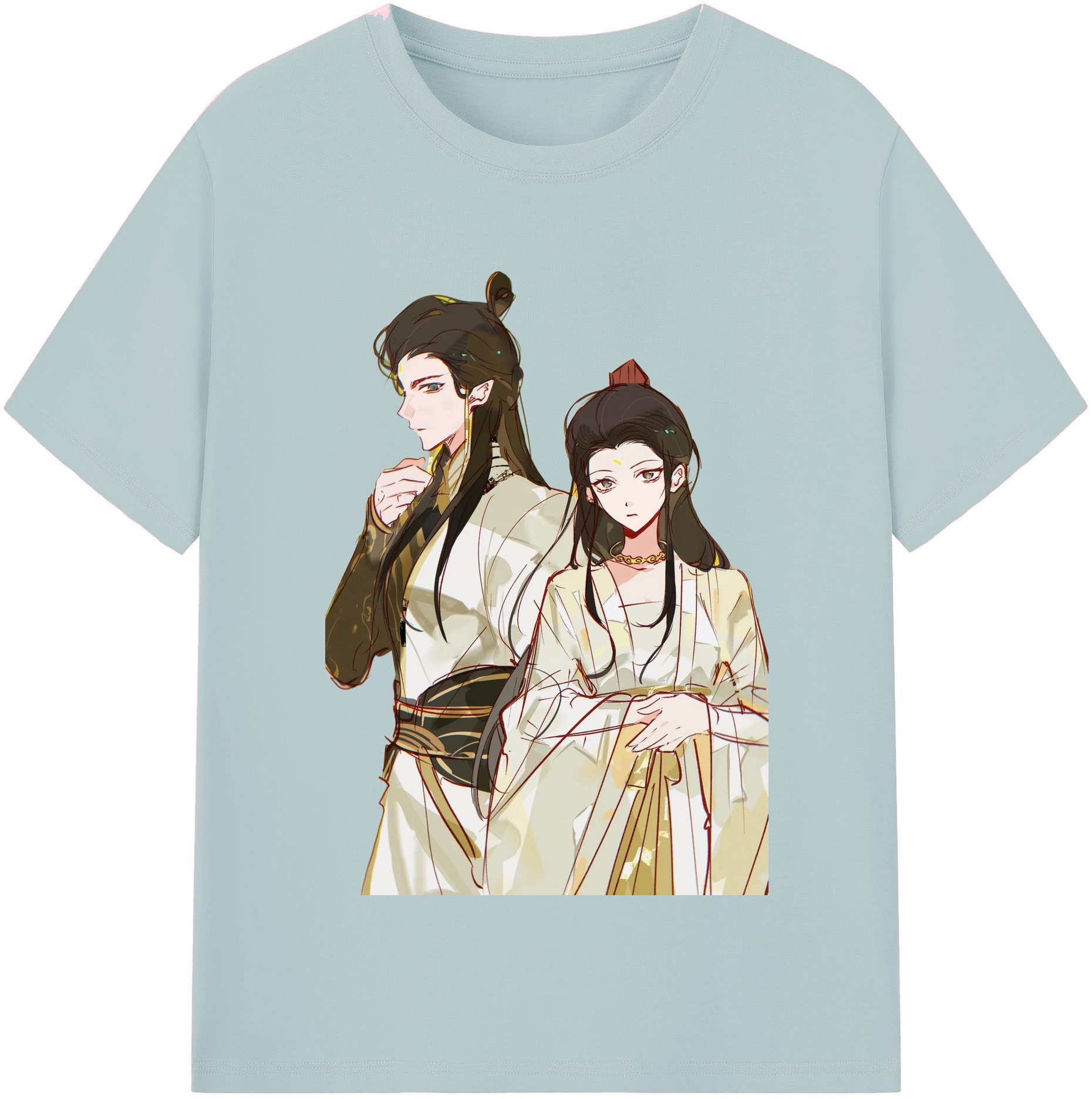 （画像用） Ne Zha 2 ナタ 魔童の大暴れ 綿100％半袖Tシャツ（フロントプリント）